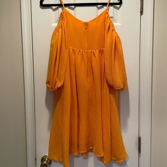 Anthropologie Dresses Moulinette Soeurs Orange Dress - Picture 3 of 5